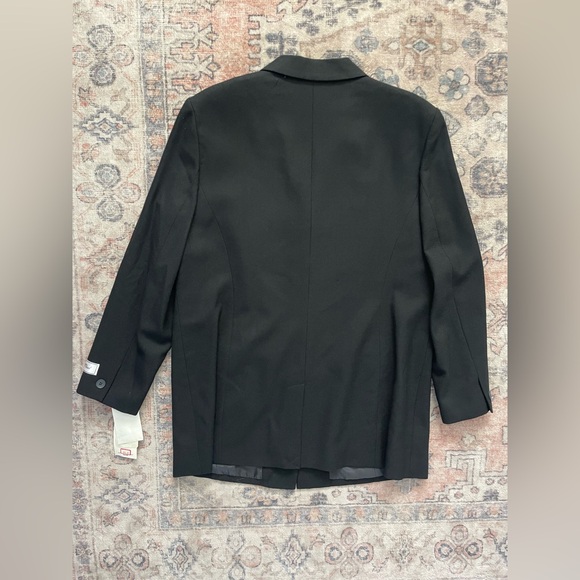 Norton NWT Black Timeless Chic Classic Black Blazer 90s Vintage Women’s 18 - Picture 5 of 7